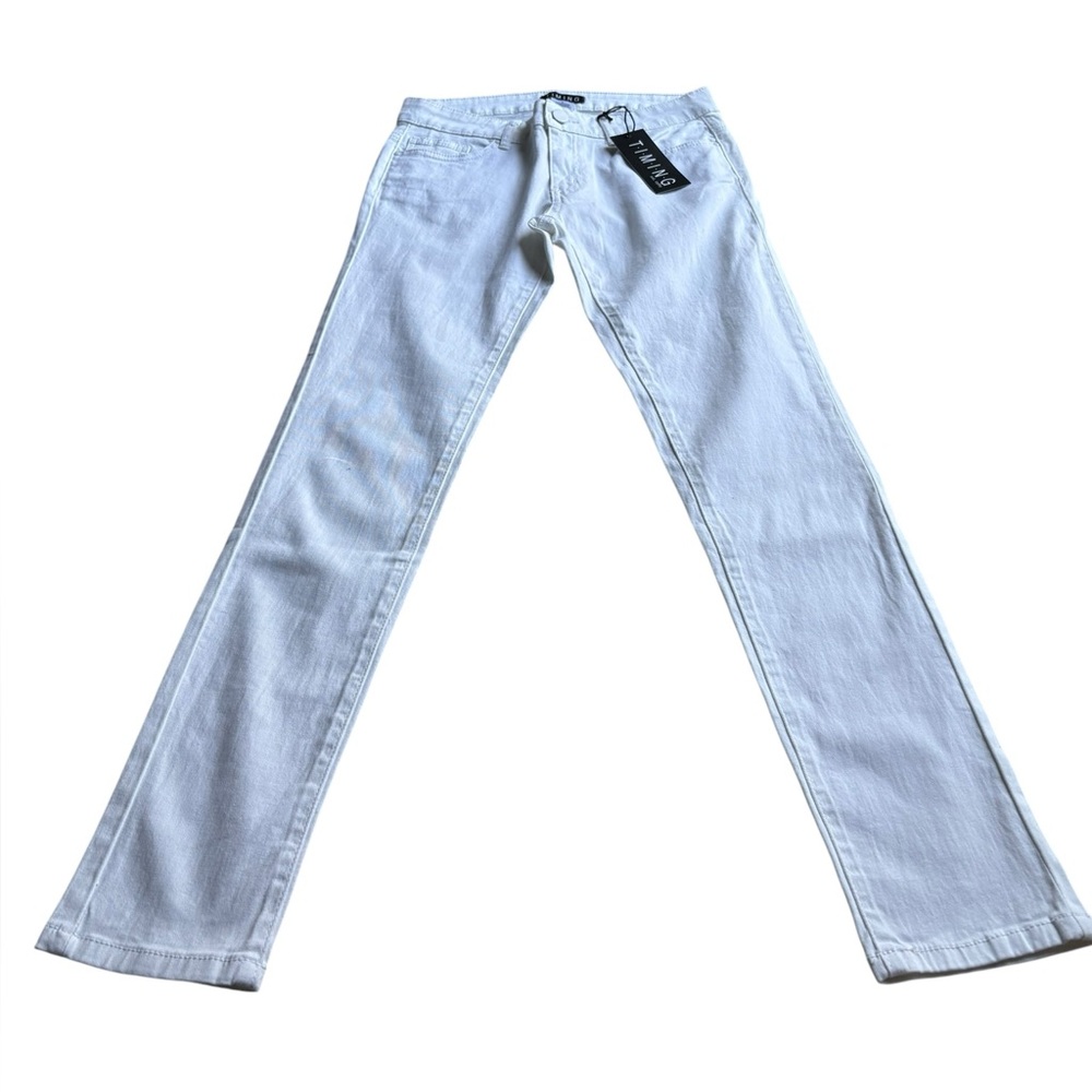 Timing White Skinny Jeans Sleek Fit